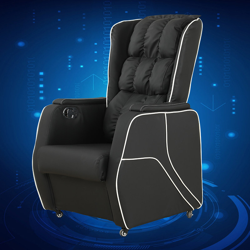 沙发可躺椅子电竞布艺皮艺高背单人网吧发网布艺沙发