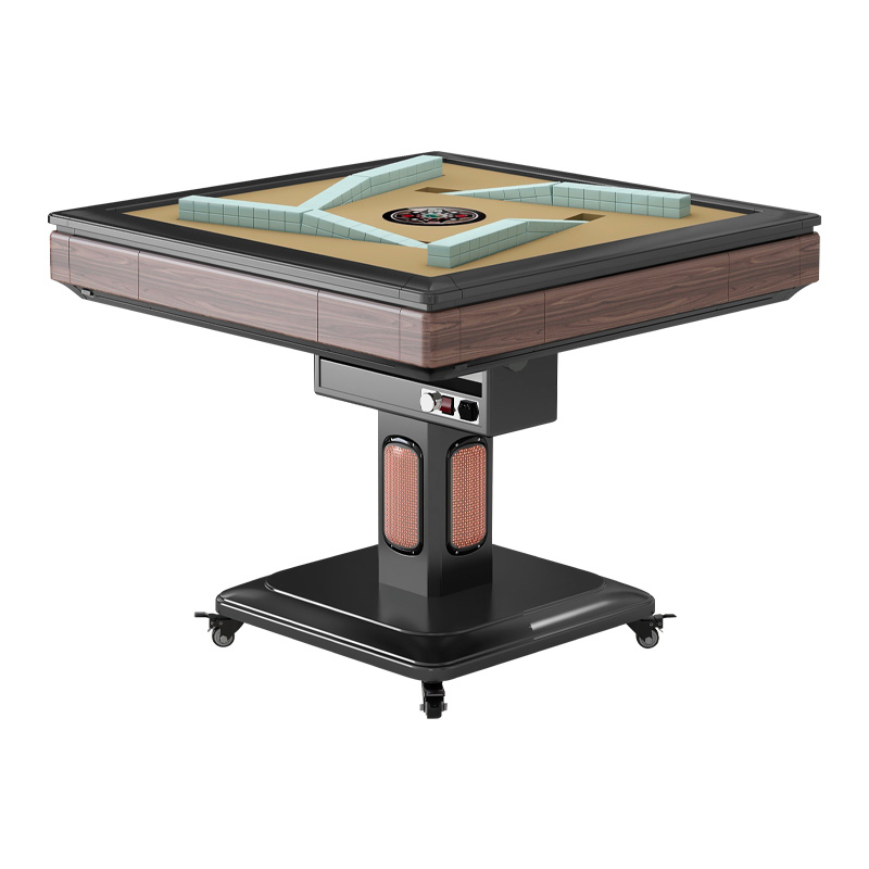 将盟新款旋风麻将机折叠取暖家用电动过山车麻将桌餐桌两用机麻 –