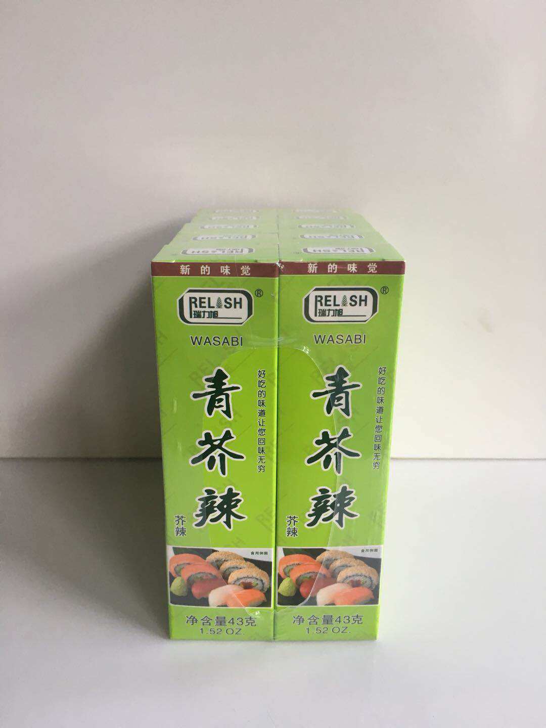 瑞力旭清水青芥辣43g芥末酱膏刺激清香美味寿司厨房酱料