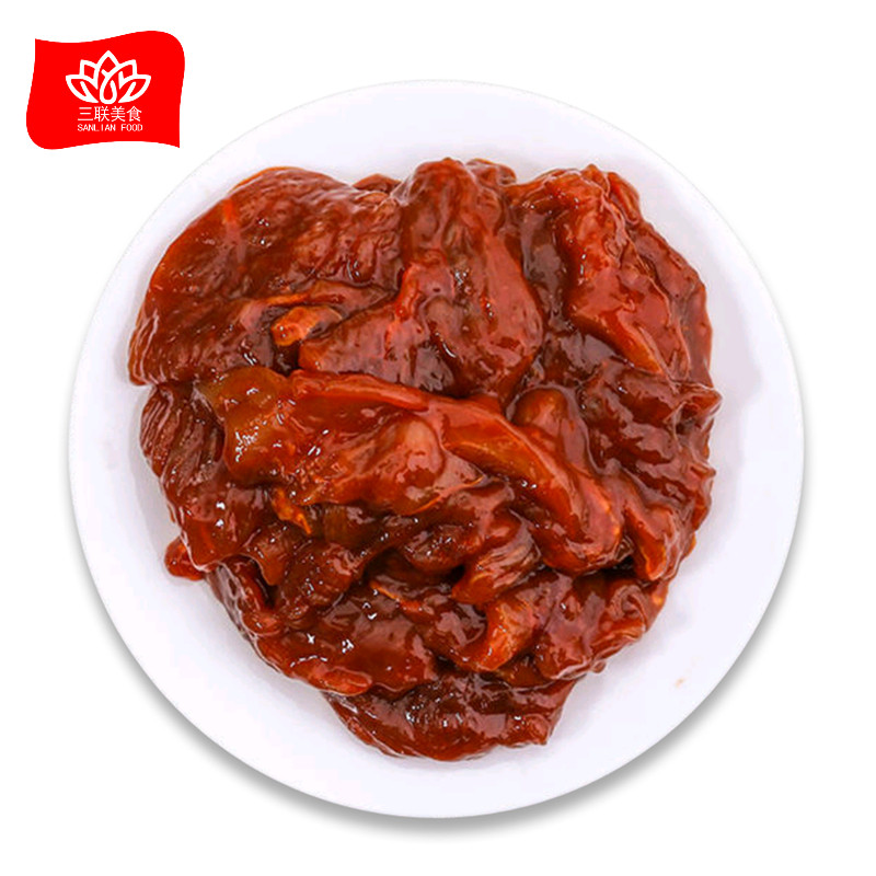 蚝油肉片30斤鸭肉调理腌制牛肉味冒麻辣烫食堂鸭肉