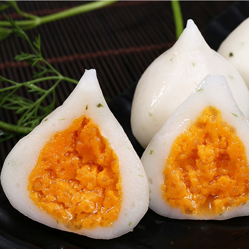 蟹籽包海欣豆捞火锅食材心丸蟹籽宝仿风味鱼丸鱼丸