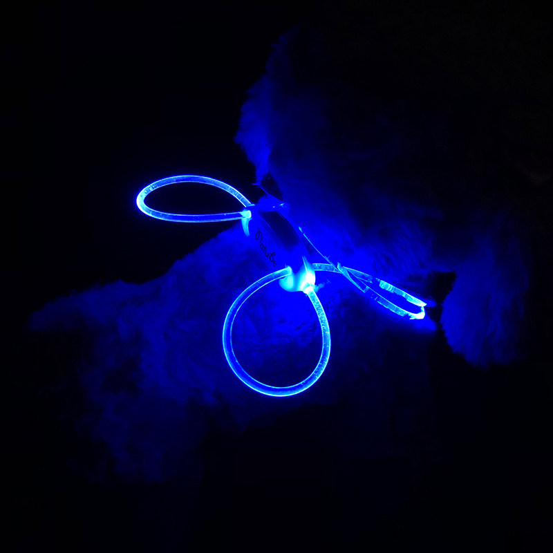 狗狗发光项圈宠物泰迪夜间小型超小型led灯小狗挂饰圈夜光荧光圈
