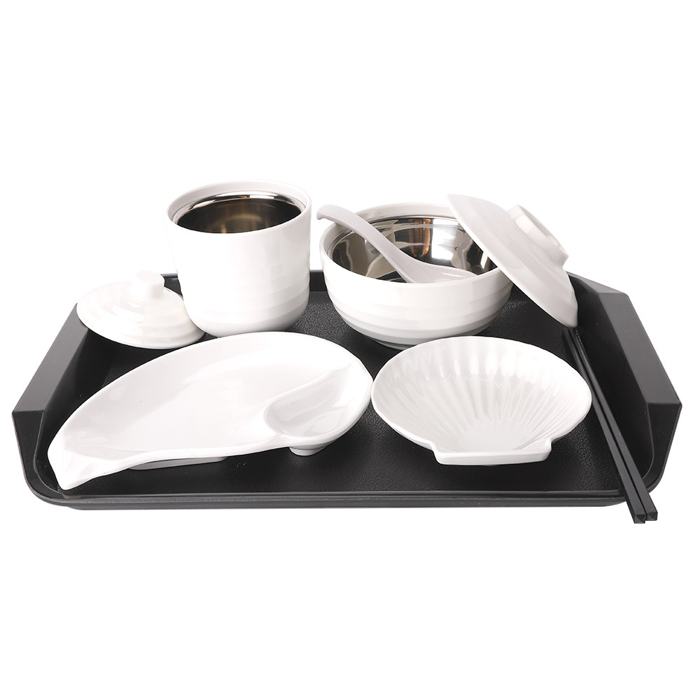 真功夫餐具套装快餐店商用加厚汤盅