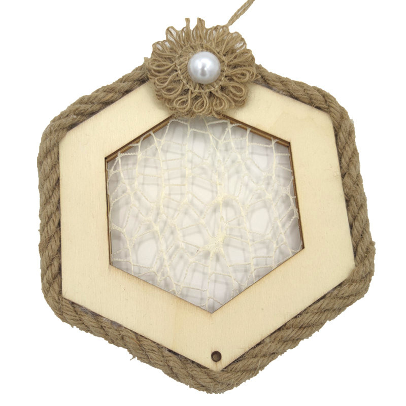 幼儿园空中吊饰麻绳绳网挂饰森系田园木制板墙空中吊饰