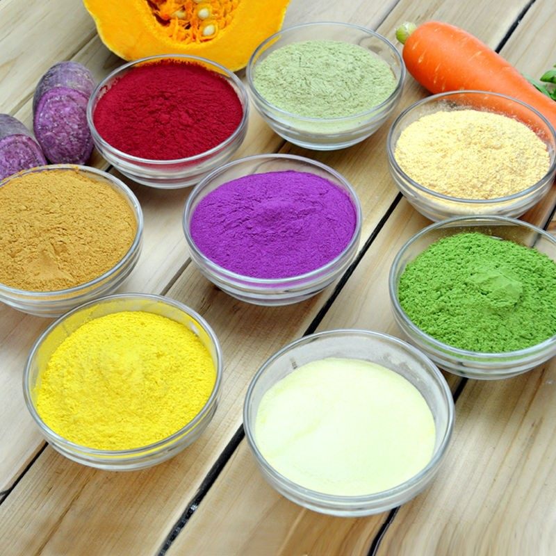 五彩面粉果蔬饺子彩色馒头500克3斤新老包装面粉