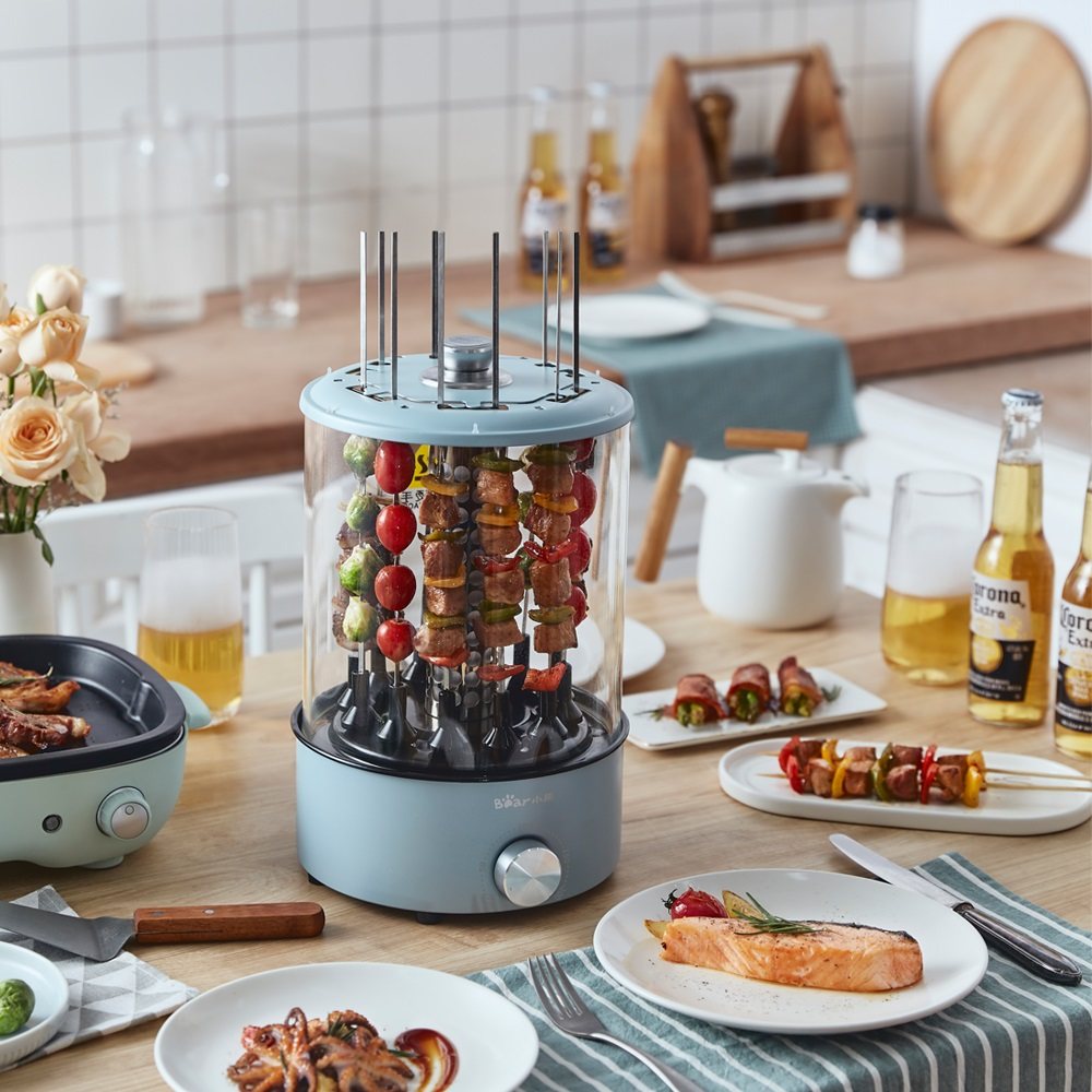 小熊烤炉烤肉串机神器家用无烟室内烤串机