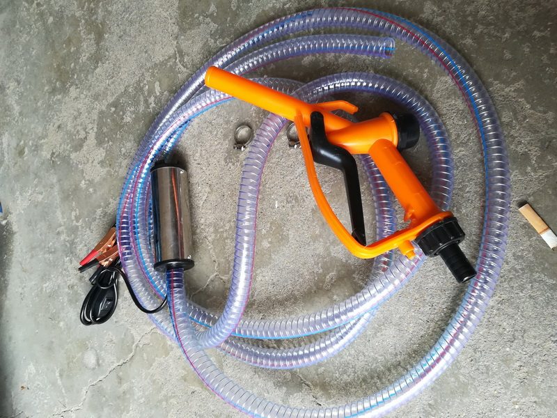 油泵加油油枪抽油电动柴油12v24加油机组合套装油泵