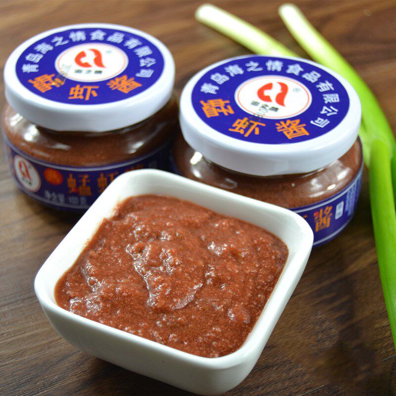 虾酱即食不咸正宗特级山东青岛特产4瓶韩国虾酱