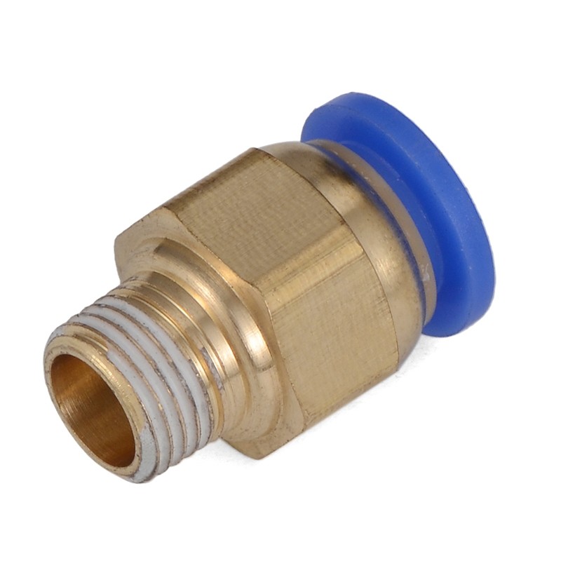 接头快速pc螺纹直通通快气管气动元件pc401602气动元件