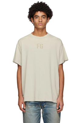 fog fear of god 7th 第七季主线fg富贵植绒印花圆领短袖t恤高街