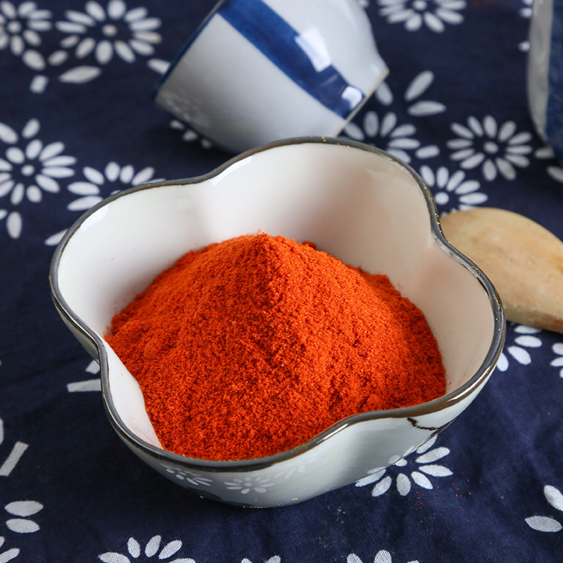 满熠红甜椒粉红辣椒粉上色不辣甜红椒粉泡菜拌菜调料400g