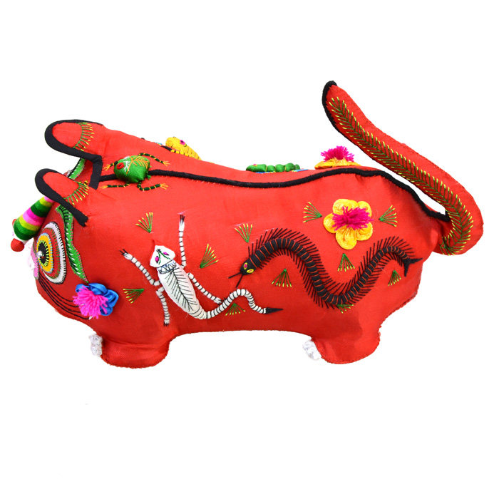 老虎枕头 宝宝 婴儿辟邪 纯手工 新生儿老虎枕