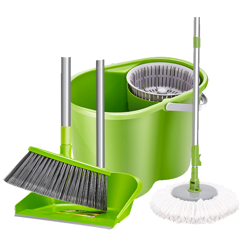 清洁旋转3m思高地面免手洗手压式拖把扫把扫把