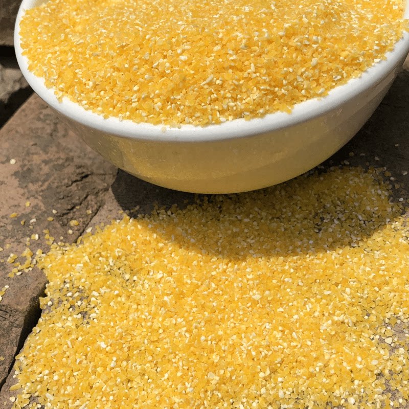 现磨玉米糁农家自产小粒细玉米渣小渣子杂粮苞谷糁熬粥