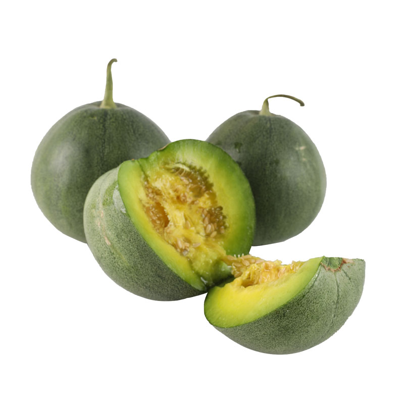 翡翠甜瓜种子种籽绿皮绿宝香瓜四季南方盆栽家庭园艺种子