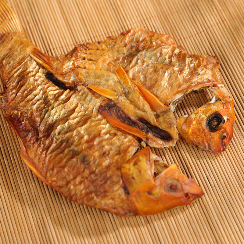 盒装自制农家稻花稻田红田礼盒田特色500g田鱼干鱼干