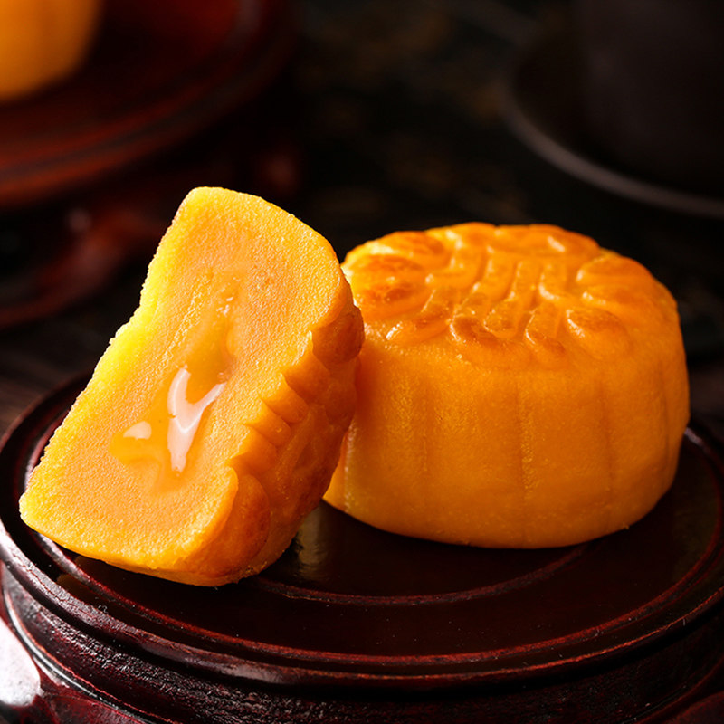 广州黄豆沙多口散装豆沙心奶月饼金腿流五仁蛋黄月饼