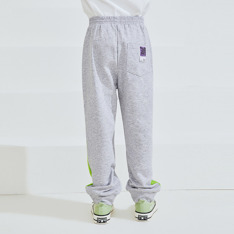 海澜之家旗下男生女生童装小童春季时尚系列运动休闲针织裤子