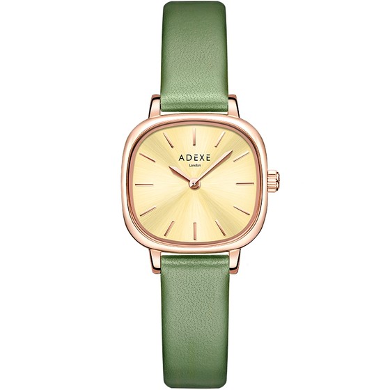 Adexe Watch Women's Simple Temperament Ins Style Light Luxury Women's Watch Square Plate Small Green Watch Women's Watch Is Retro Adexe Watch Women's Simple Temperament Ins Style Light Luxury Women's Watch Square Plate Small Green Watch Women's Watch Is Retro