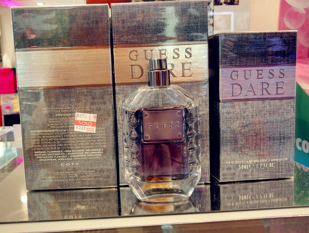 正品guessdareman盖尔斯激情挑逗男士香水100ml香水