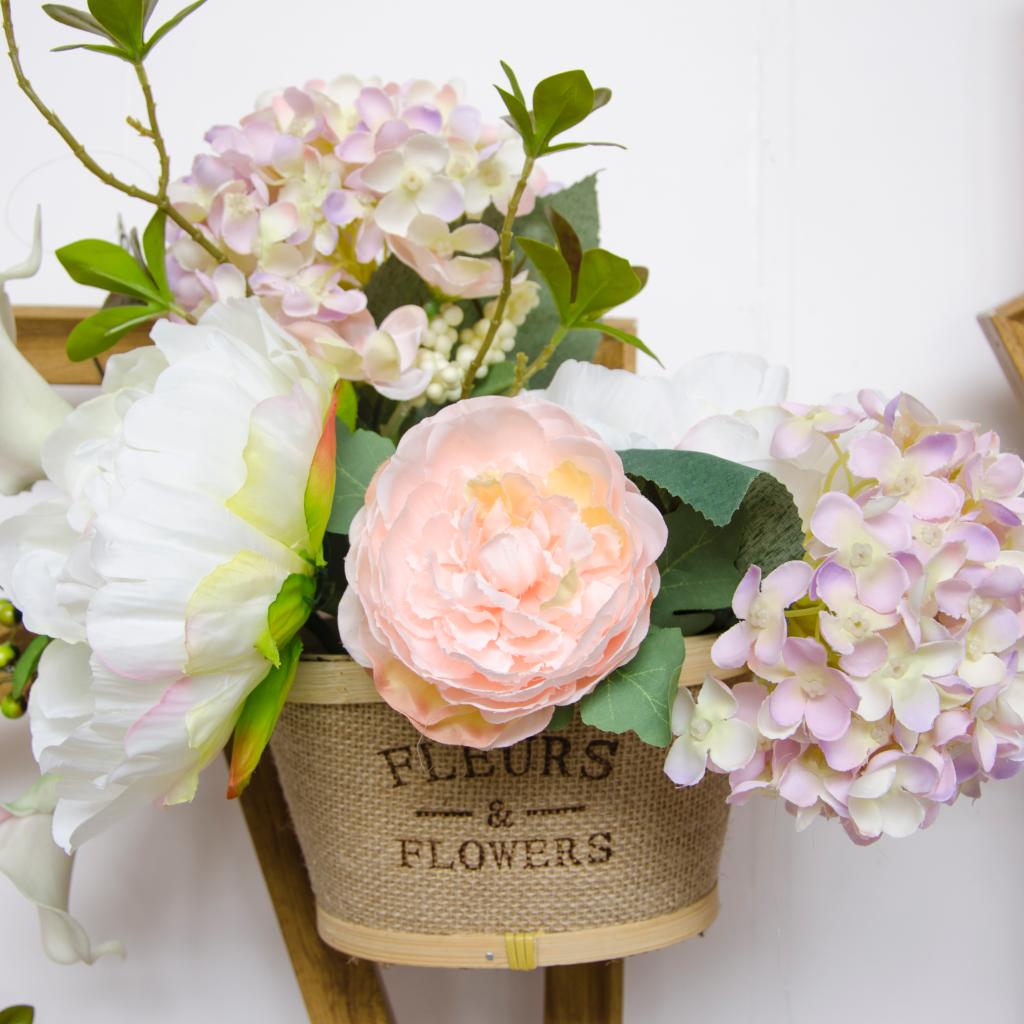 花艺欧式仿真立体相框绢花创意家居婚庆壁饰壁挂婚庆绢花