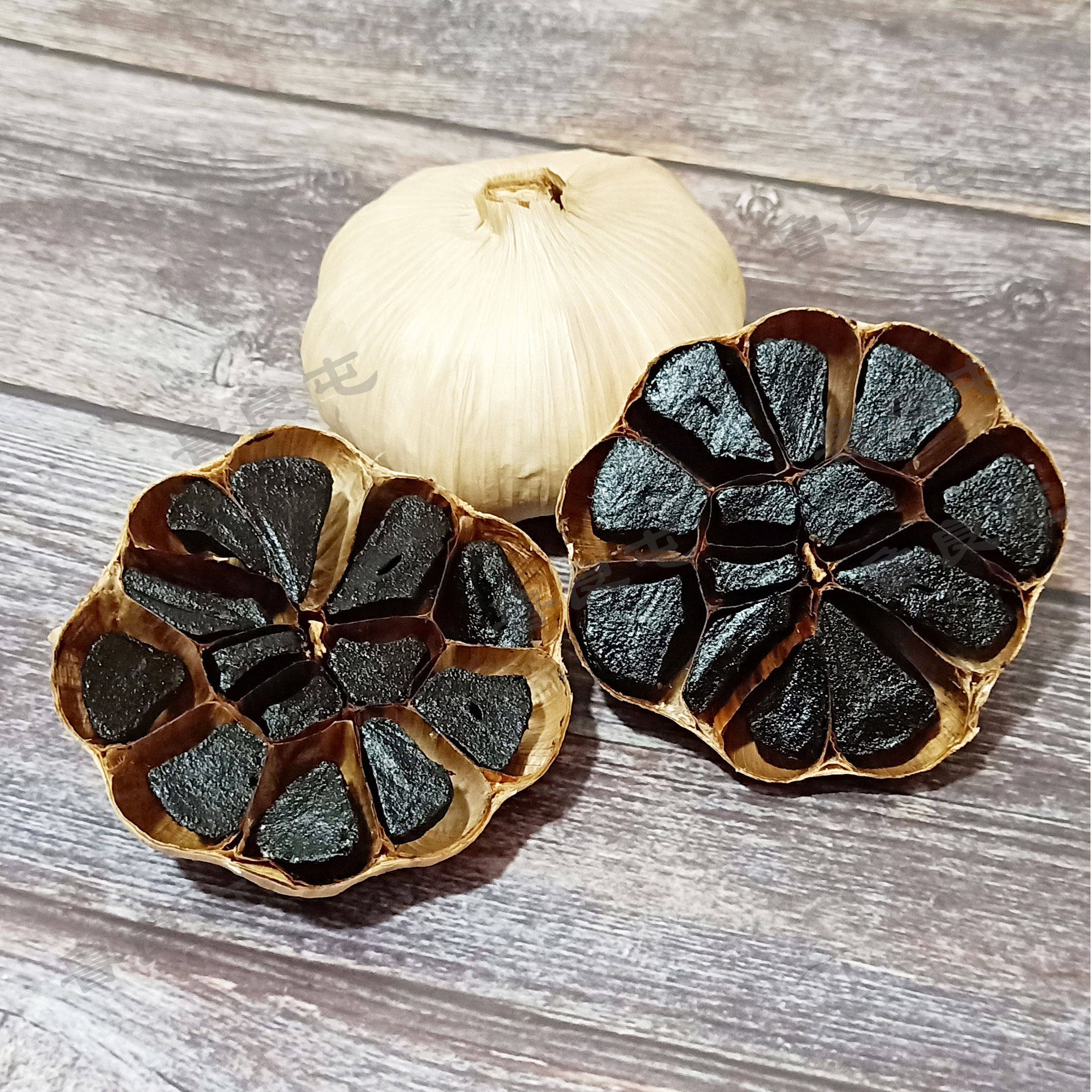 出口级金乡特产黑大蒜独头多瓣黑蒜发酵黑蒜头黑蒜独头500克包邮