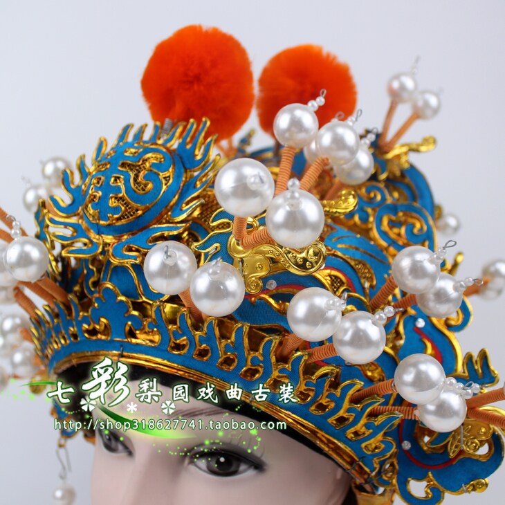七彩梨园古装古装戏戏曲盔帽影视摄影官帽京剧民族服装