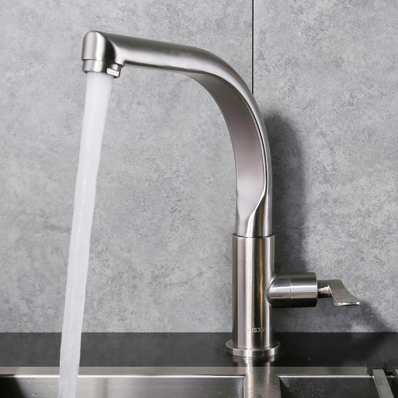 mingor厨房水龙头单冷不锈钢洗碗池洗菜菜盆洗手盆脸盆厨房龙头