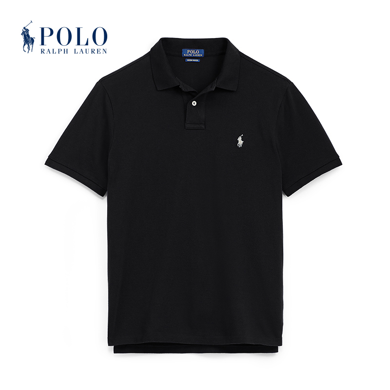 Ralph Lauren/拉夫劳伦男装 经典款修身网格短袖网球衫RL12558