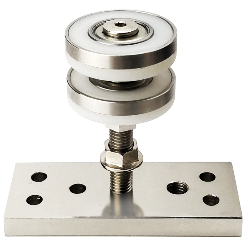 衣柜推拉门滑轮老式衣橱柜移门轮380凸轮趟门轮上下滚轮轨道配件06