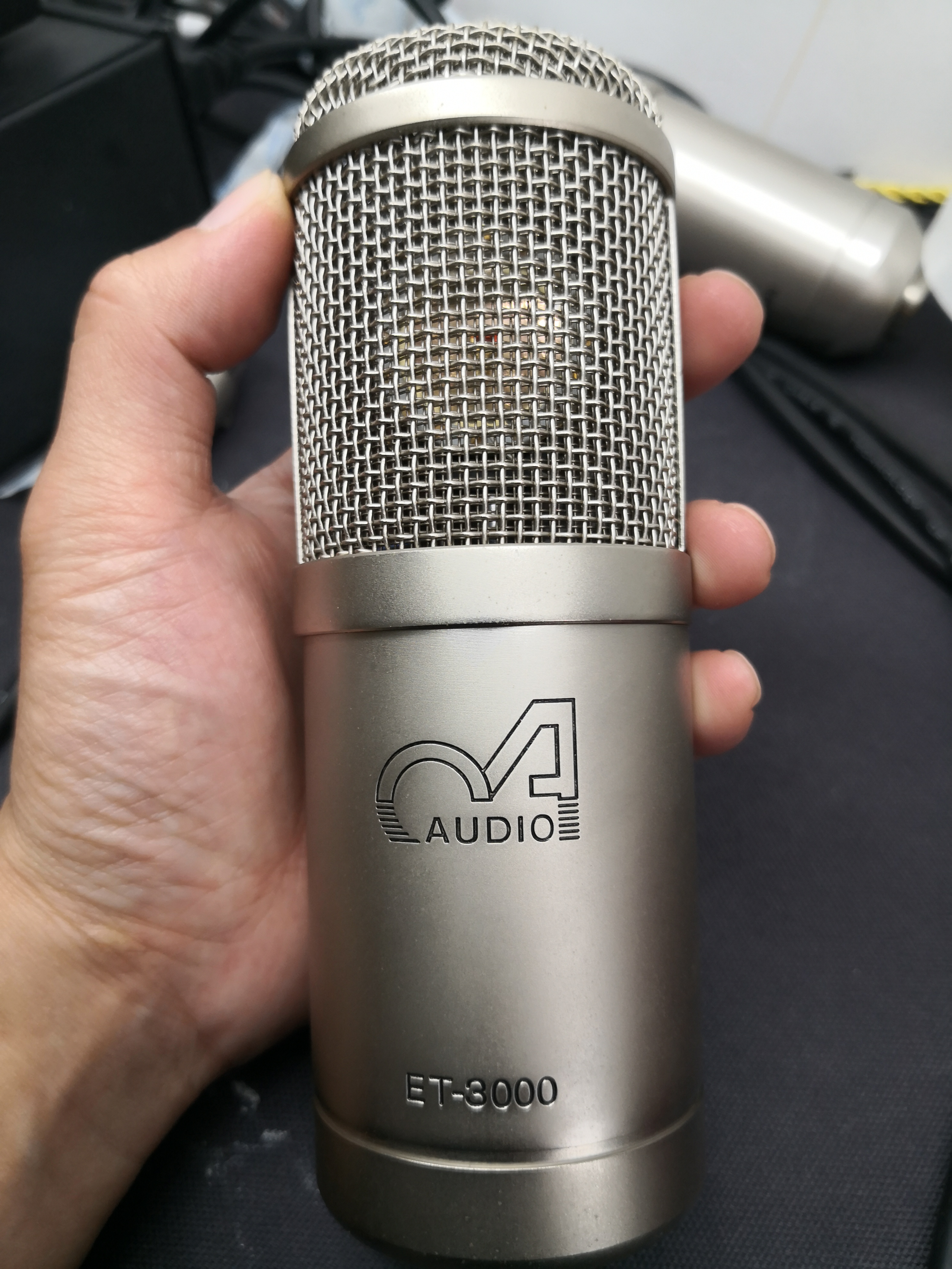 二手样品acaudioet3000广播直播配音播音录音棚电子管麦克风