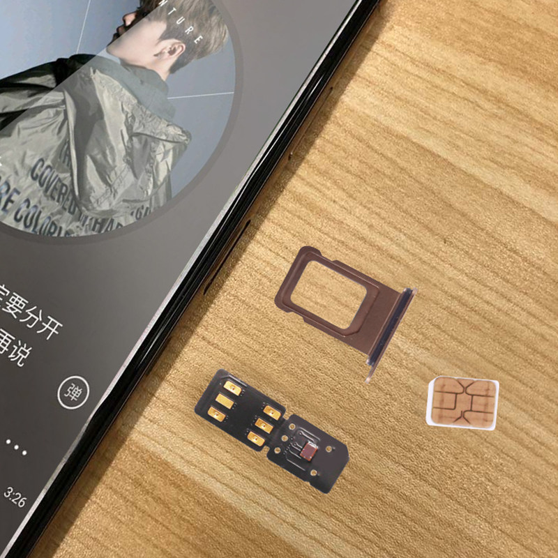 超雪苹果卡贴iphone xr/xs max卡贴日版美版4g港版三网电信移动联通