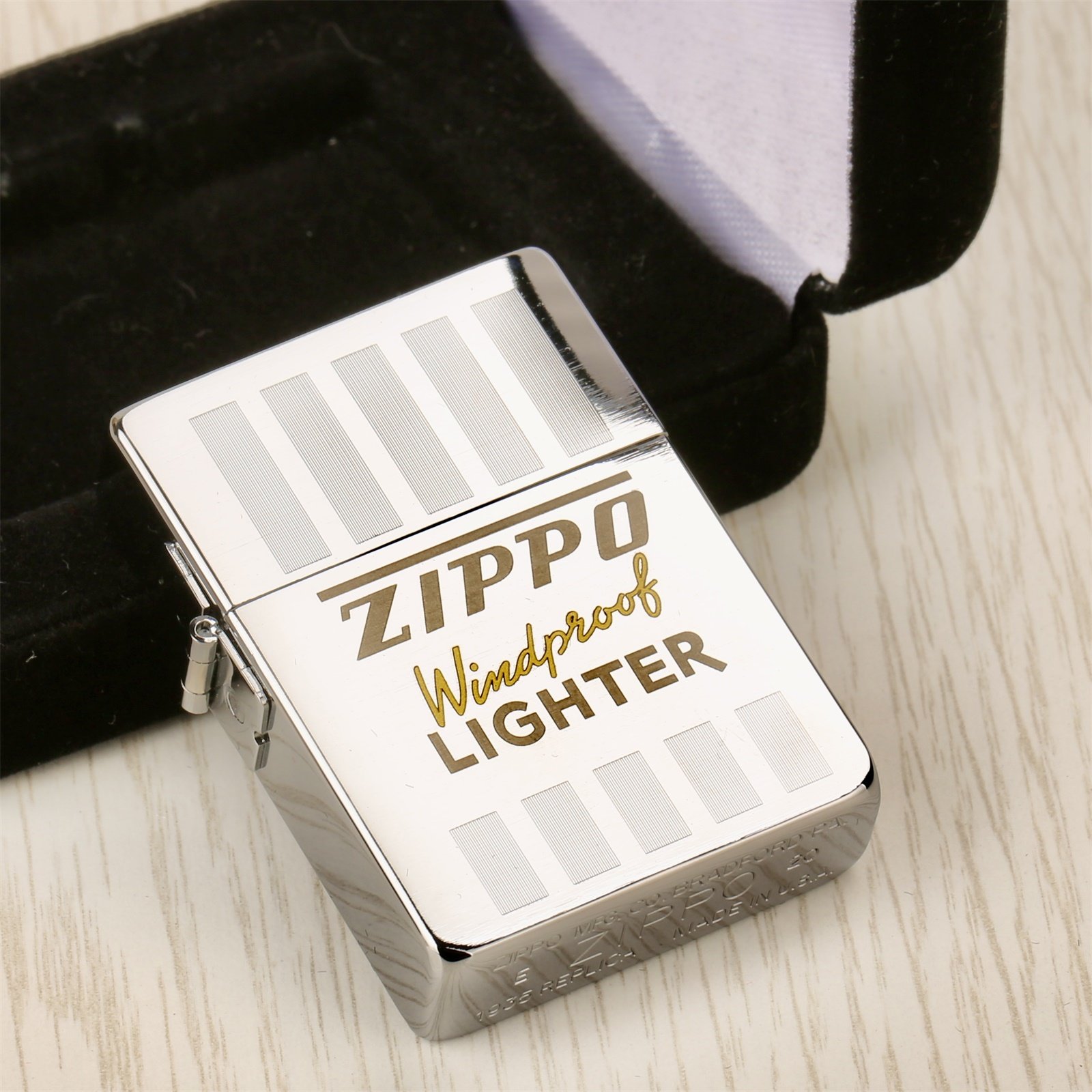 zippo防风打火机1935复刻致敬总裁全球限量1200台zippo