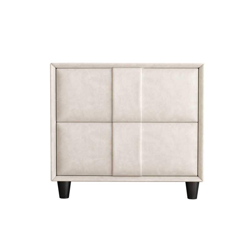 卡恩实木床头柜北欧色布尺寸定制床边现代简约时尚床头柜