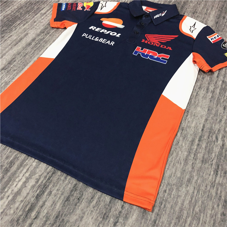 moto赛车短袖摩托车骑行polo机车厂服车队服保罗赛车t恤