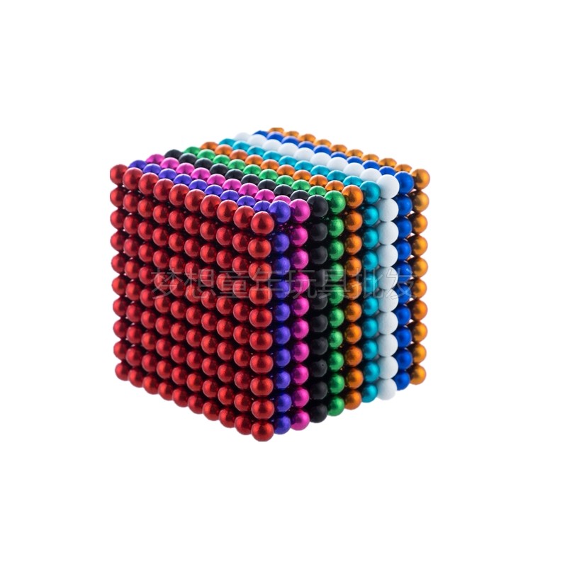 巴克球1000颗星巴球吸铁球圆形磁力棒马克球成人解压抖音益智玩具