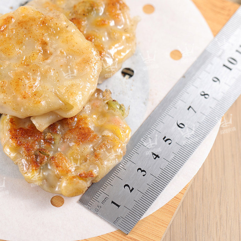 粟米饼营养早餐饼速冻广式手工茶点早茶油煎炸速食玉米饼粒300g