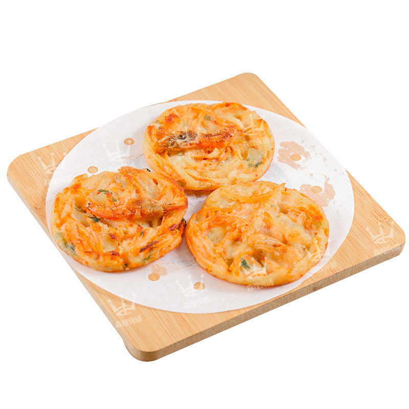 亚洲渔港米兰虾饼营养海鲜早餐点心袋装海鲜水产油炸速冻小吃300g