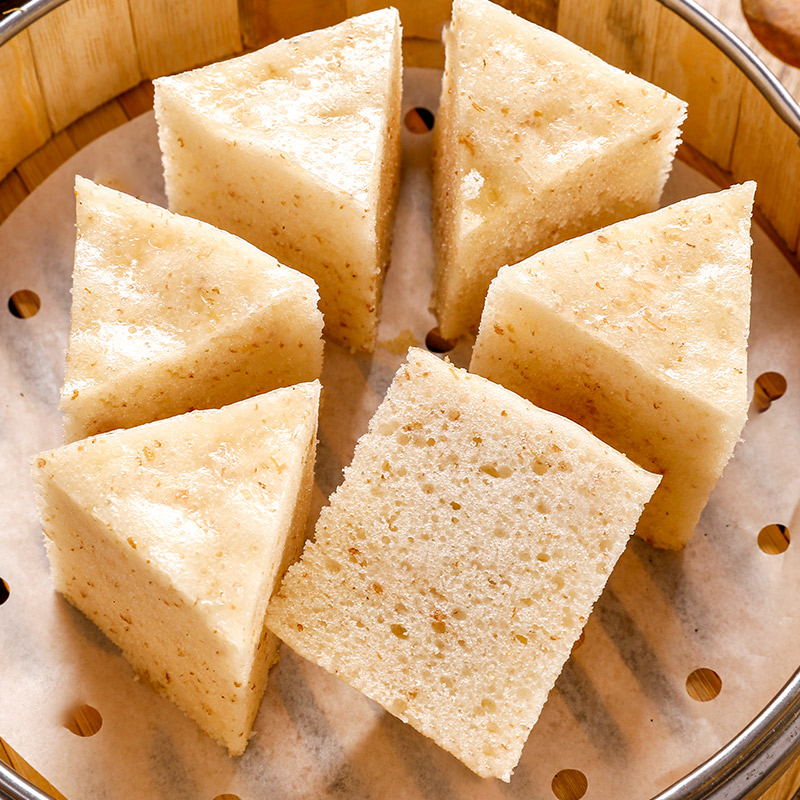 粗粮燕麦糕广港式点心糕点早餐下午茶小吃五谷杂粮传统中式糕点