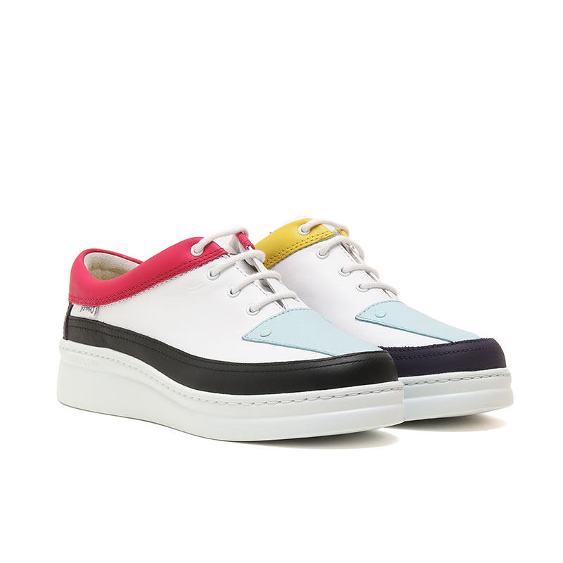 camper看步女鞋twins时尚拼接撞色潮流厚底百搭时尚休闲鞋