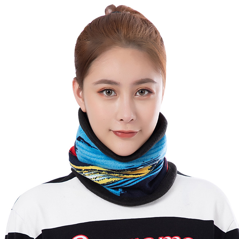 脖套脖套男男士冬季保暖抓绒围脖女护套头防风头巾