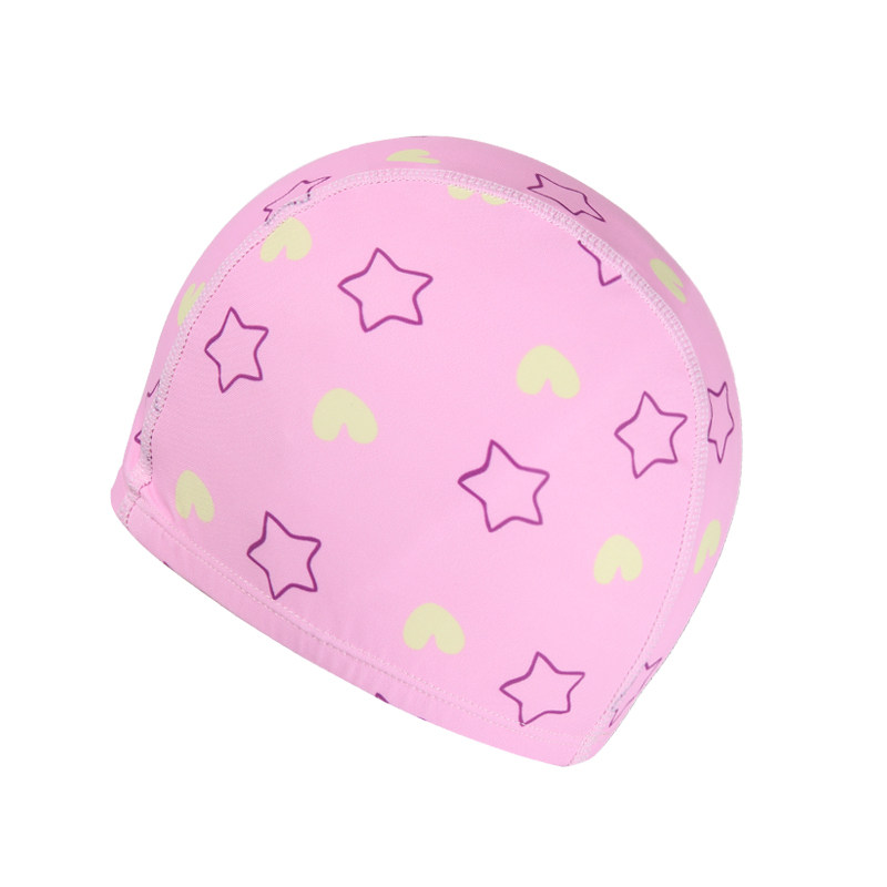 游泳帽儿童泳帽女孩女童防水小童宝宝婴儿可爱泳帽