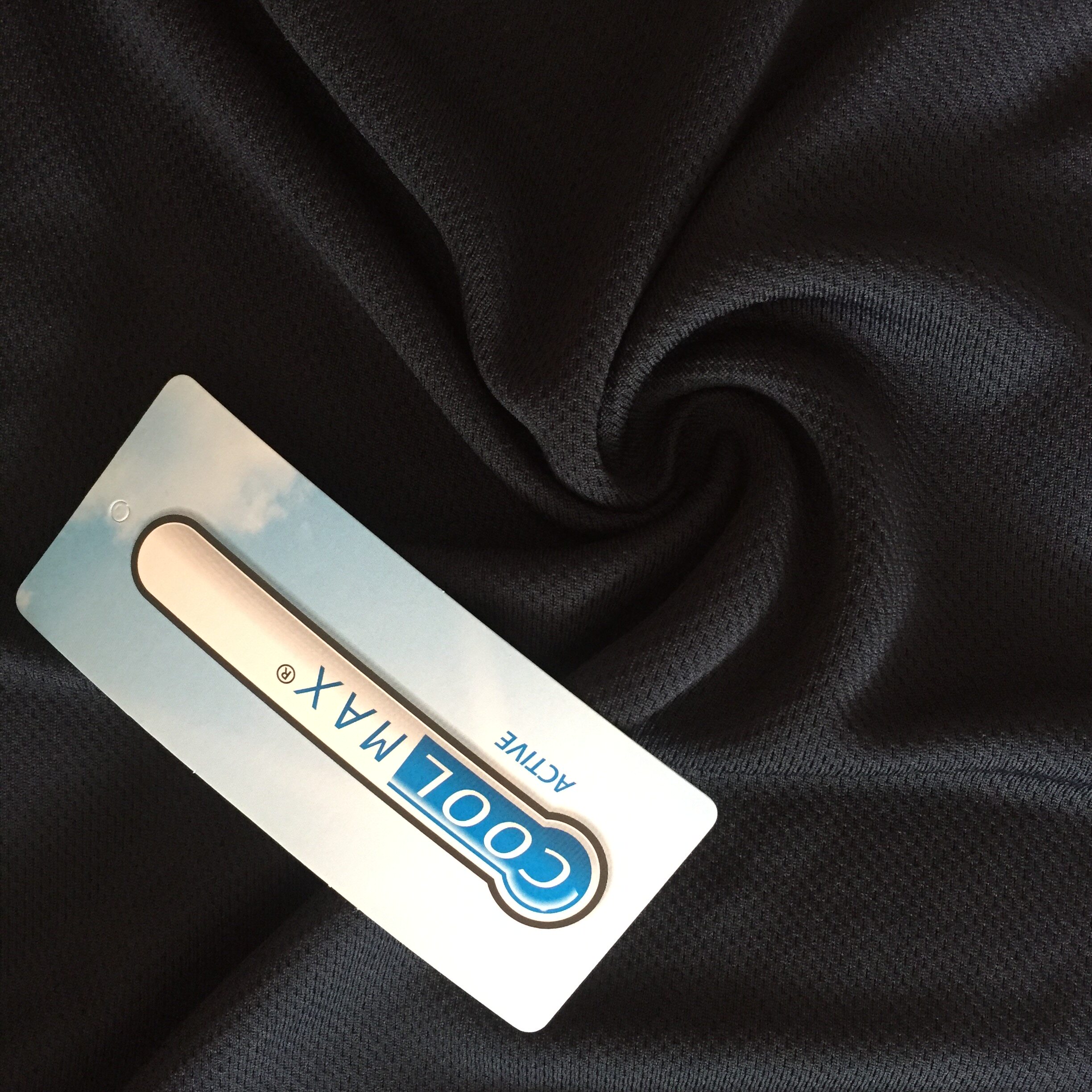 杜邦coolmax吊牌户外运动速干pol功能珠地蜂巢蜂窝布面料