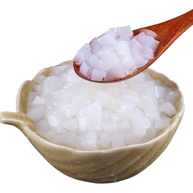 奕方原味椰果肉1kg袋装椰果粒水晶果甜品沙冰刨冰珍珠奶茶店原料 - 梦