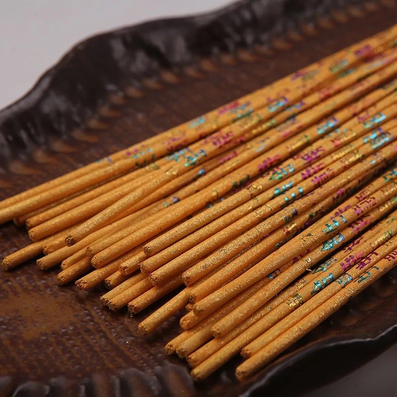 老山檀香高香棒香佛香线香观音礼佛香财神竹签香供香熏香棒香30支