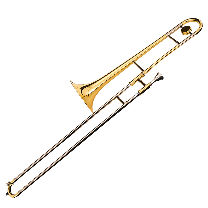 长号正欧铜管管乐器ztb2000漆金高级bb长号