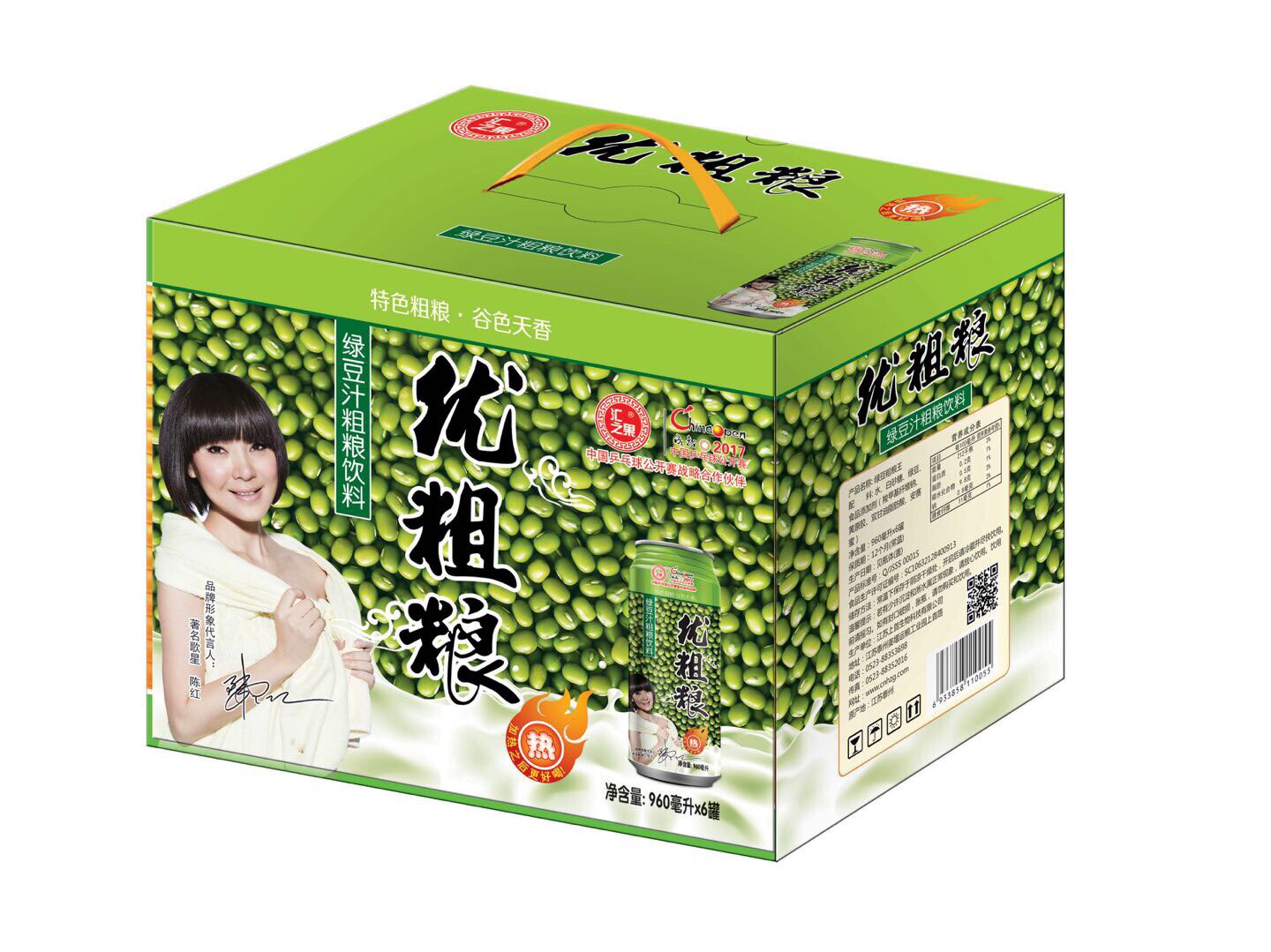 汇之果粗粮王饮料 五谷粗粮玉米汁粗粮饮料960ml*6听早晚餐代餐