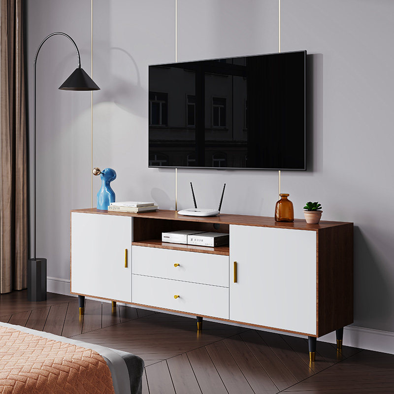 加高款小户型超薄卧室窄款电视机柜 鑫燃家居电视柜