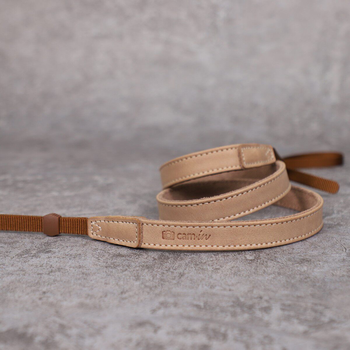camin意大利复古原厂植鞣牛皮相机背带真皮摄影相机背带
