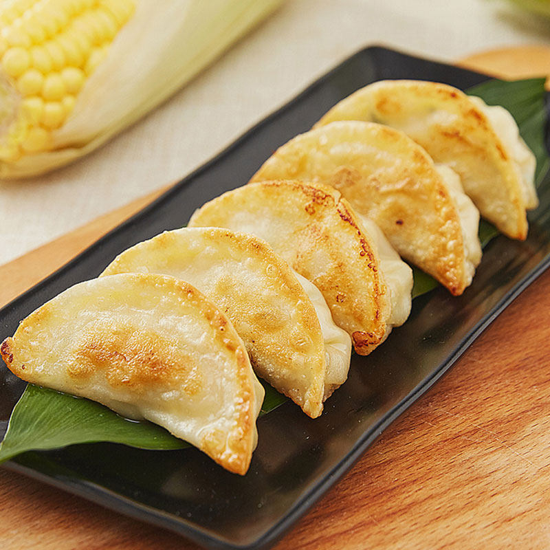 安井玉米蔬菜蒸饺280g方便速食早餐蒸煎速冻水饺